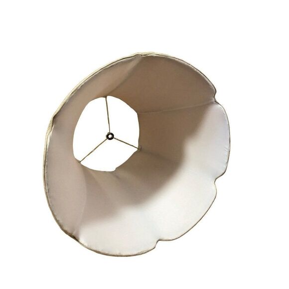 Vintage Royal Designs Tapered Drum V-Notch Beige Lamp Shade Set Of 2 - Picture 5 of 5